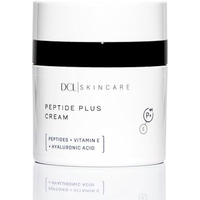 DCL SKINCARE PEPTIDE PLUS CREAM, PRO-AGING, WRINKLE DEFENSE, COLLAGEN PRODUCING AMINO ACIDS, VITAMINS A, C, E COQ10 ENHANCES SKIN BARRIER 1.7 FL OZ - Image 1